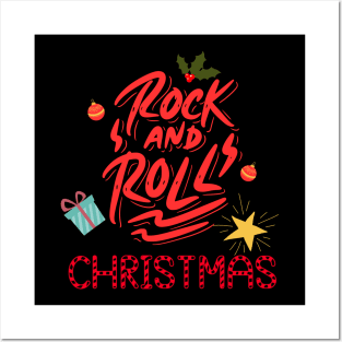 Rock and Rolls Christmas Posters and Art
